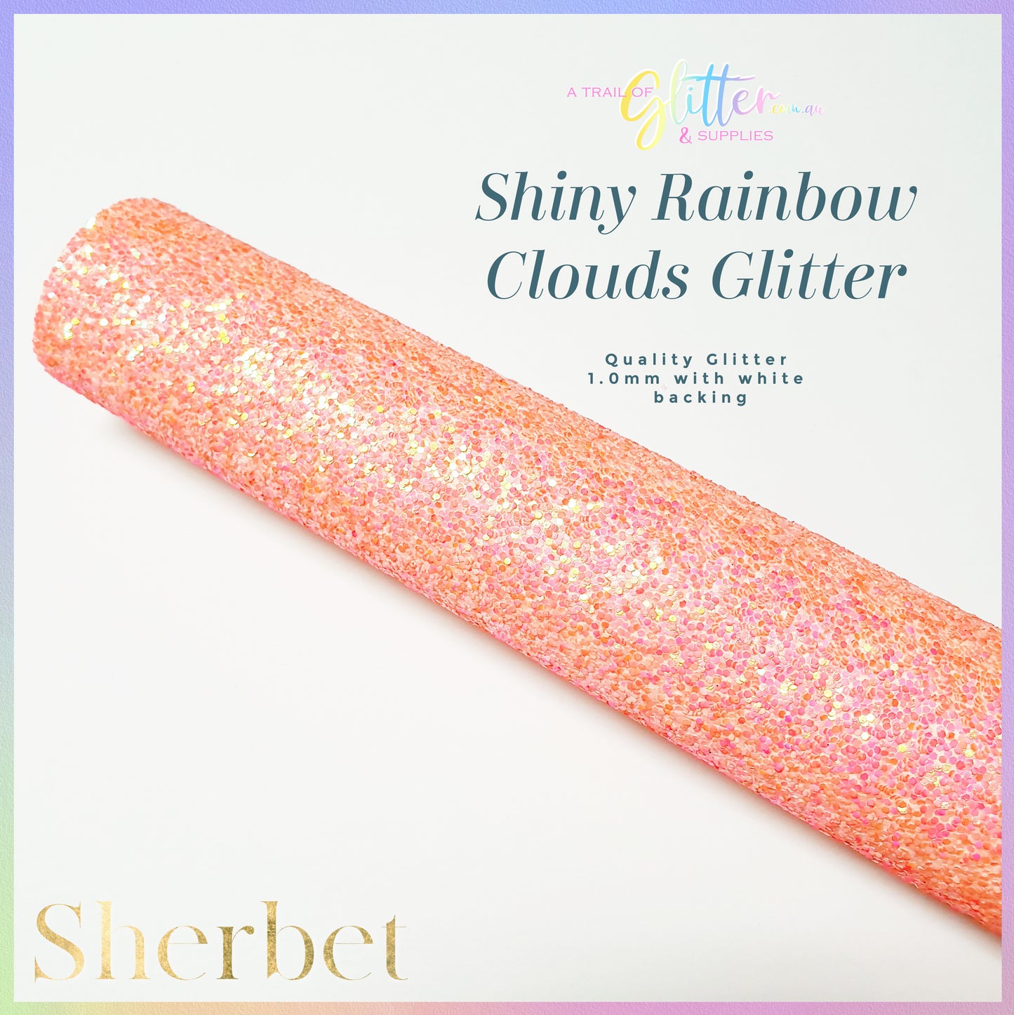 Chunky Glitter - Shiny Rainbow Clouds Glitter (Bundle + all colours listed inside)