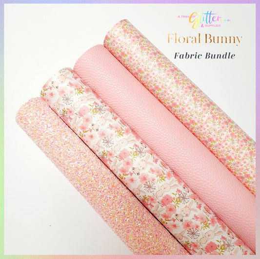 Floral Bunny Fabric Bundle