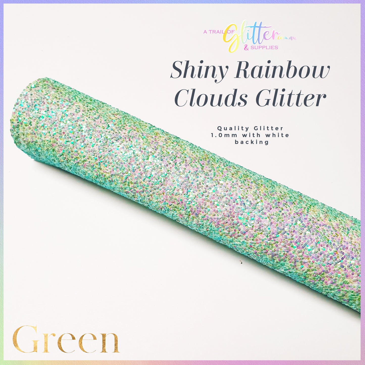 Chunky Glitter - Shiny Rainbow Clouds Glitter (Bundle + all colours listed inside)