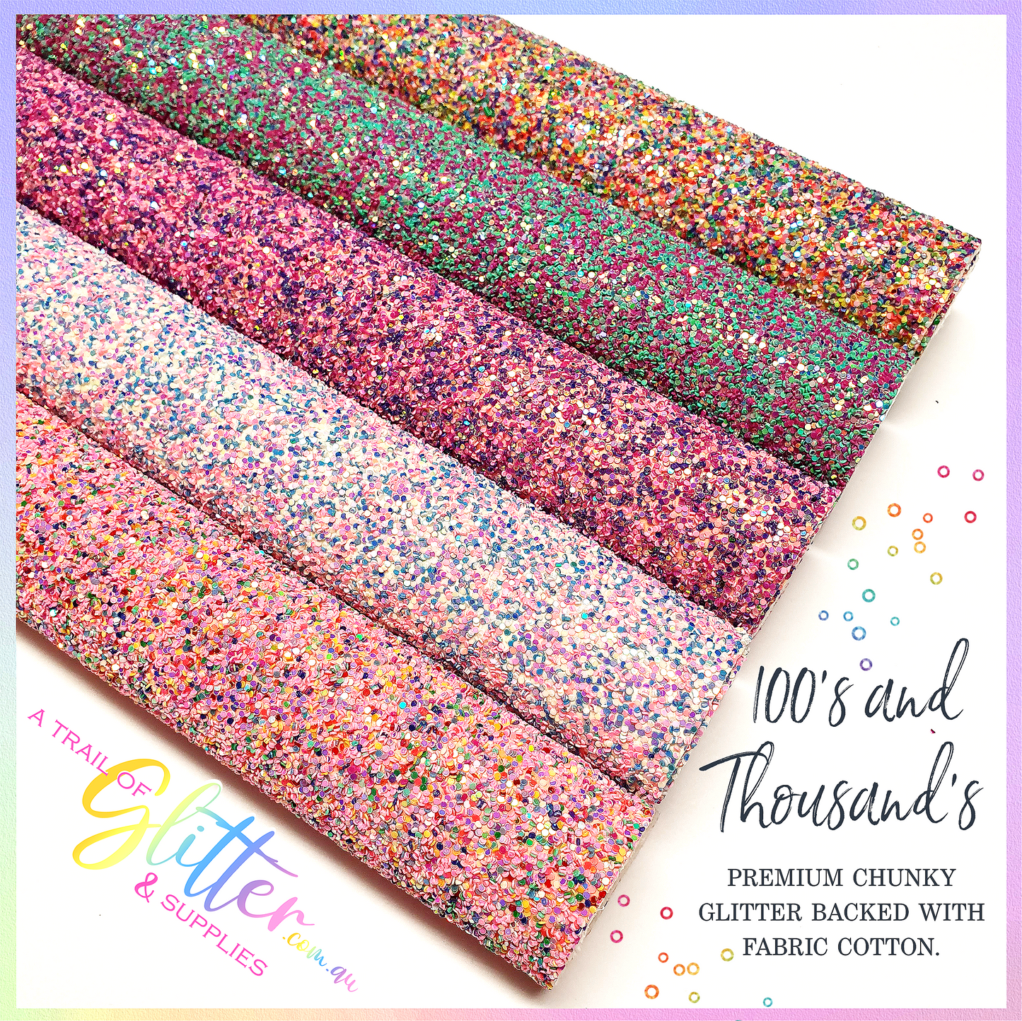 Ultra Premium Chunky Glitter - 100's and Thousands (sold as a set or singular) all colours listed inside.