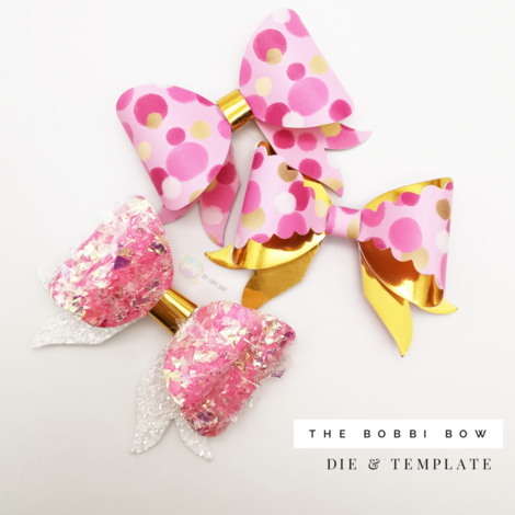 The Bobbi Bow by Jolif Die - Two Sizes on one die! DIE AND TEMPLATE IN LISTING