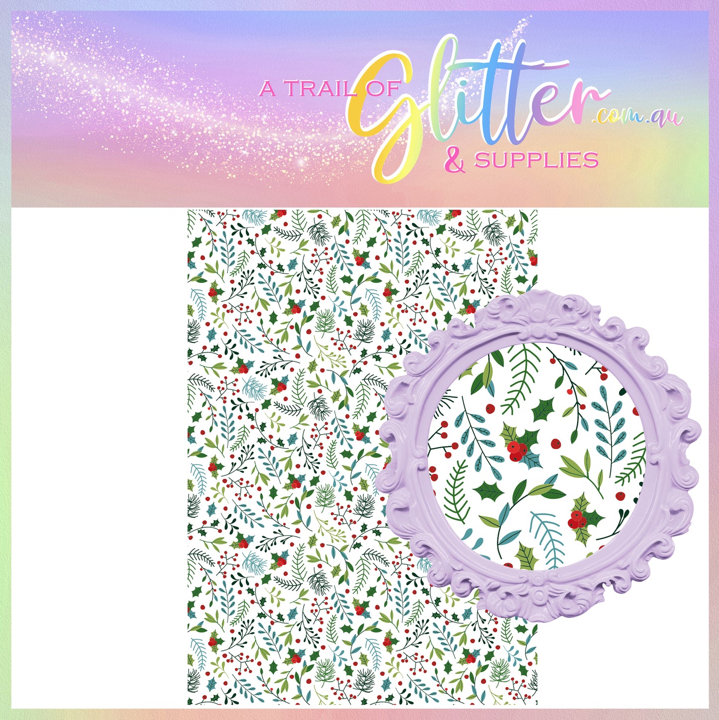 Christmas Holly Floral