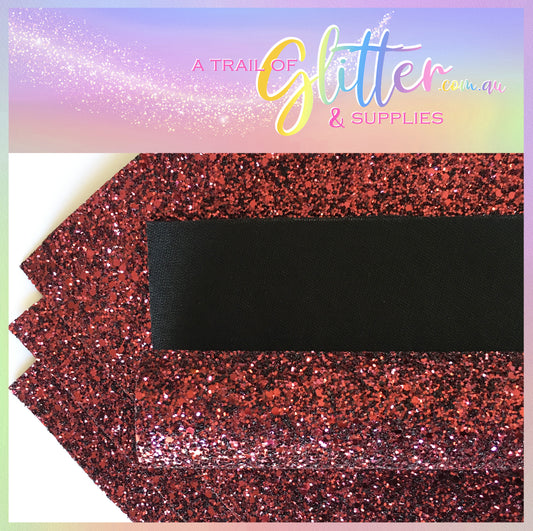 Chunky Glitter (Thick Grade) Maroon 1.0mm