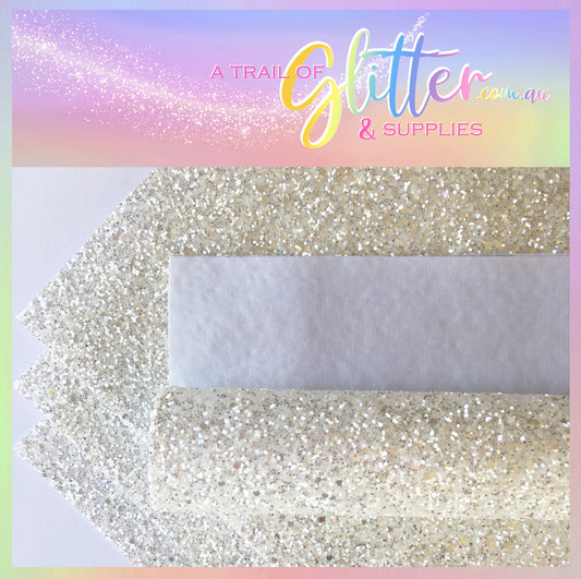 Chunky Glitter (Thick Grade) off White 1.0mm