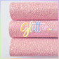 Extra Sparkly Chunky Glitter - Pastel Pink A4 Piece.