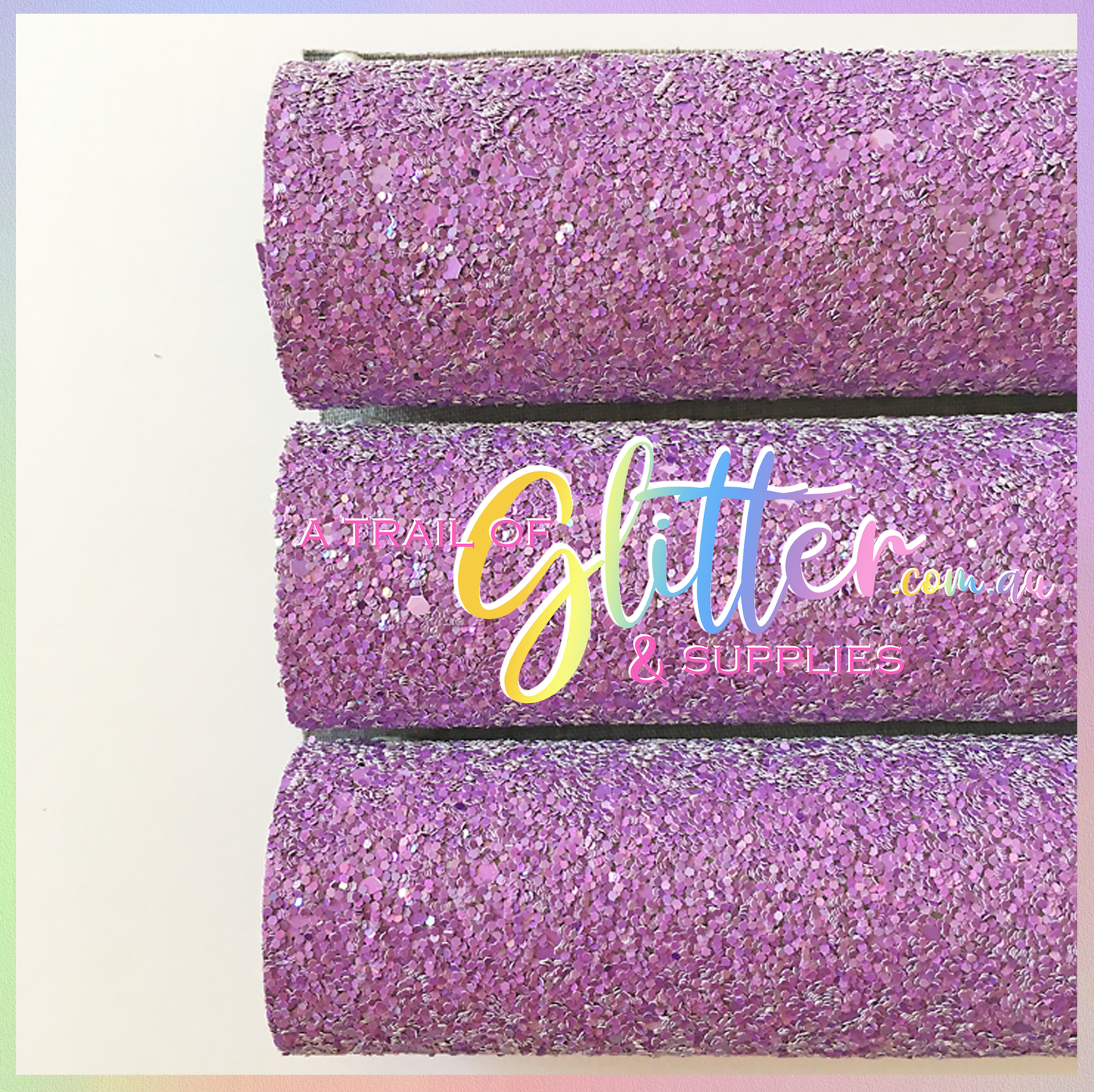 Extra Sparkly Chunky Glitter - Purple A4 Piece