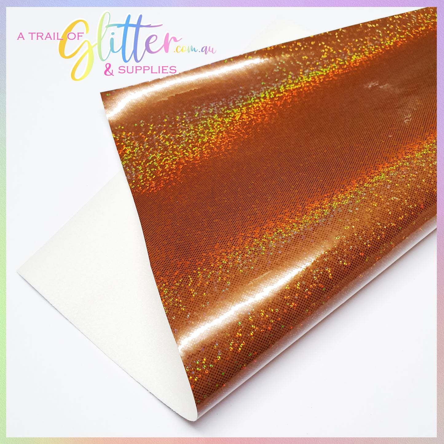 Smooth Glitter Laser Point Faux Leather.