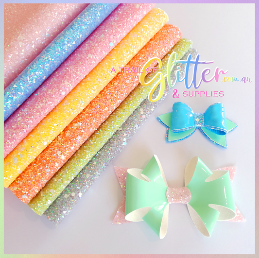 NEW COLOURS LISTED INSIDE - Luminous Glitters - Pink, Blue, White, Yellow, Orange, Hot Pink, Green,Grey, Light Purple, Purple, Bright Pink