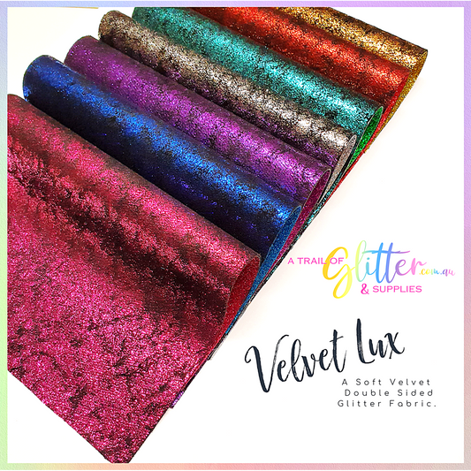 Double Sided Metallic Velvet Lux
