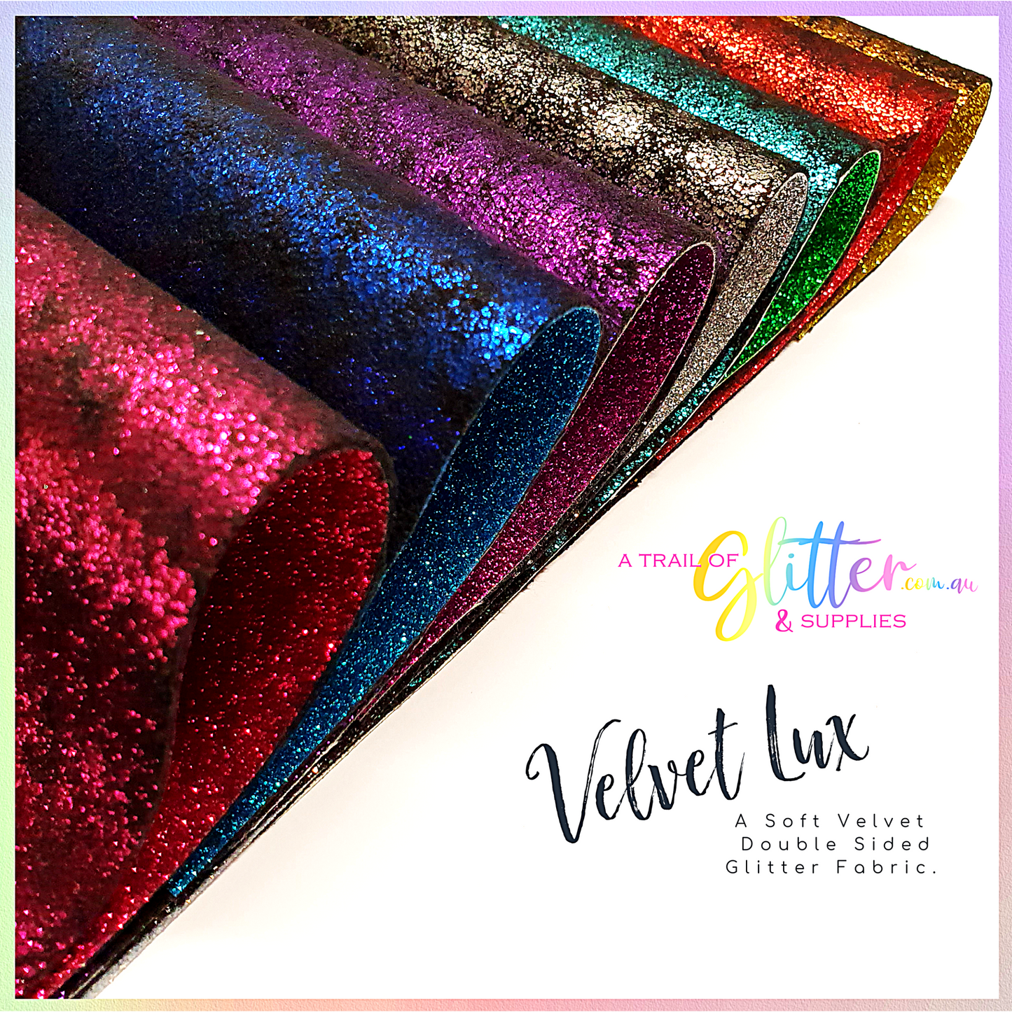 Double Sided Metallic Velvet Lux