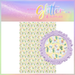 Fiesta Pastel Stripes faux leather.