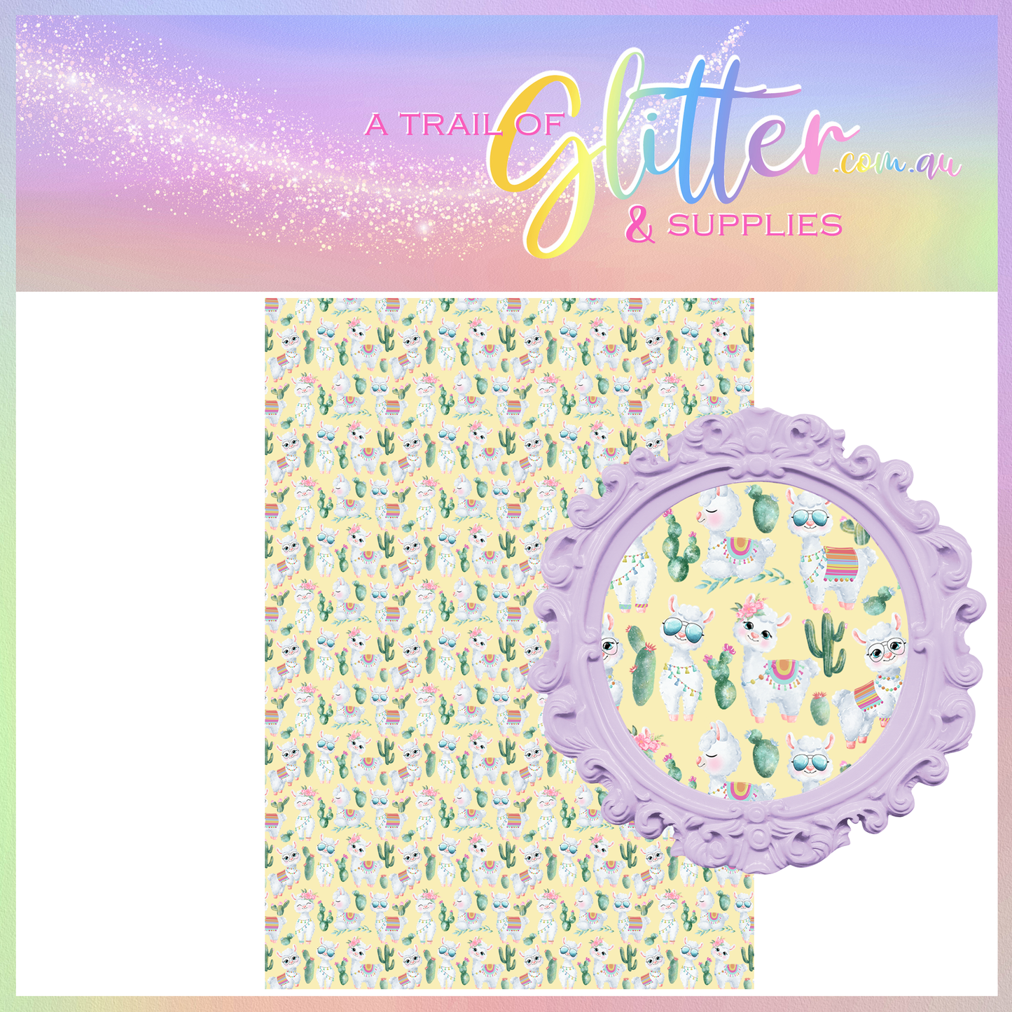 Fiesta Pastel Stripes faux leather.